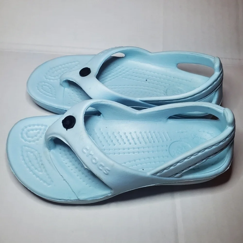 Crocs US C9 EUR 24/25 Sandals Light Blue